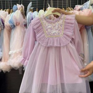 Girls Frock Wholesale Korean Style Kids Clothing Mumbai India. Call +91 9833222294 Supply of Infants, Boys, Girls to Boutique Stores, Resellers, Online Seller